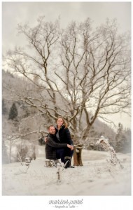 Sedinta foto inainte de nunta iarna in Poiana Brasov
